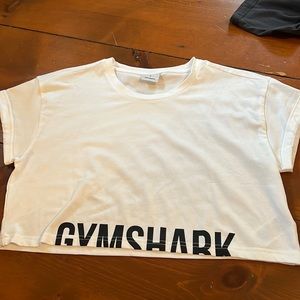 gym shark crop top